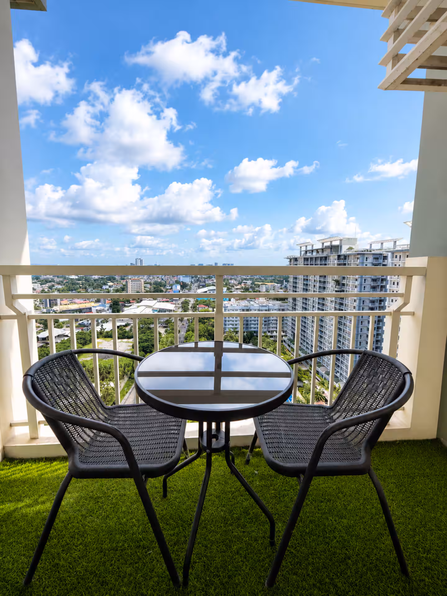 Private balcony at Sky Haven