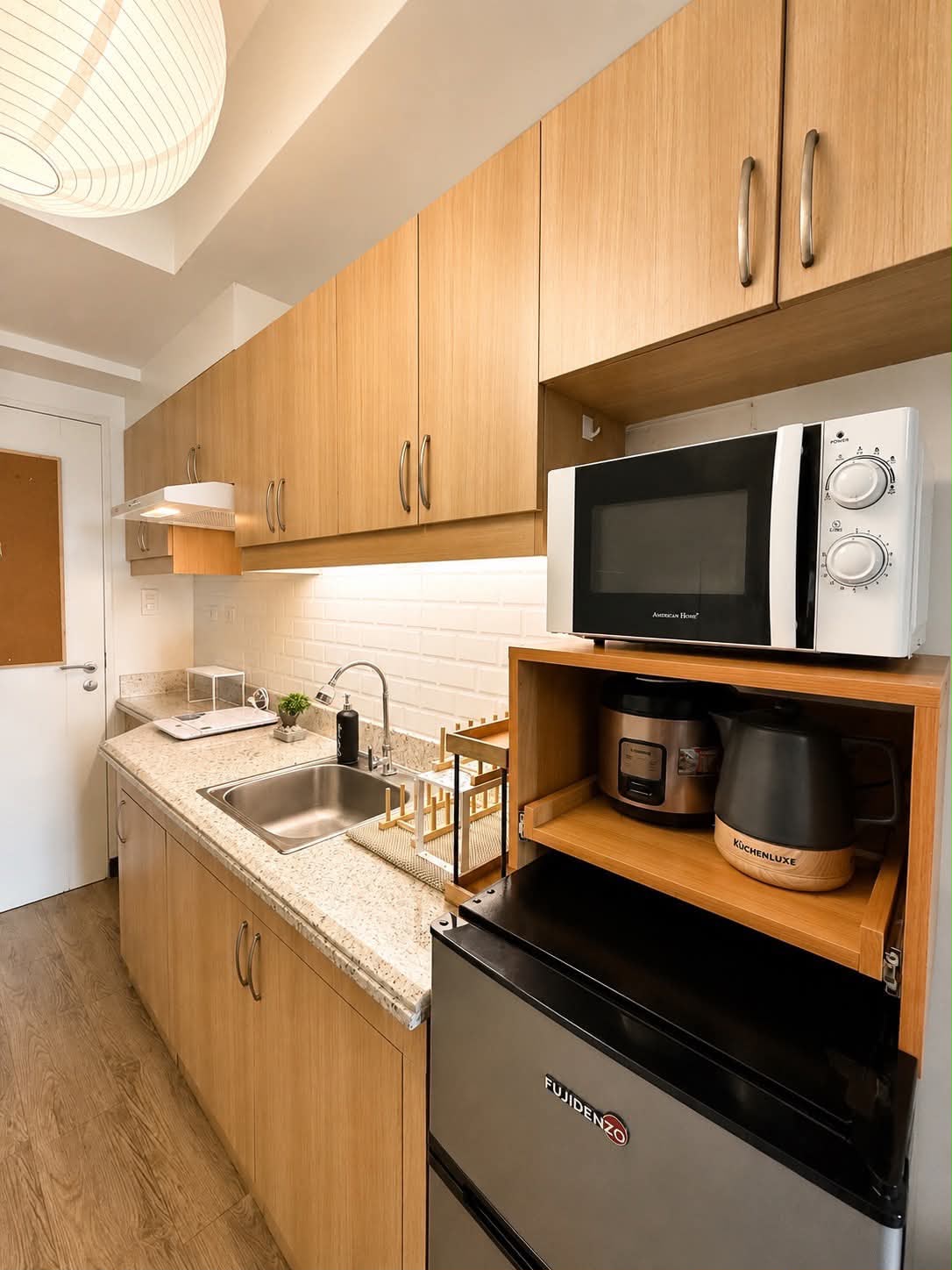 Kitchen counter and appliances