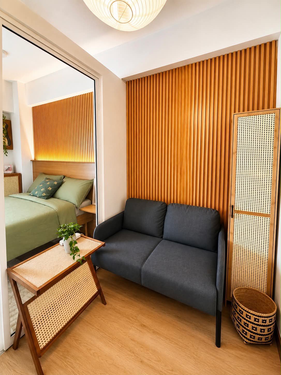 Bedroom and sitting area